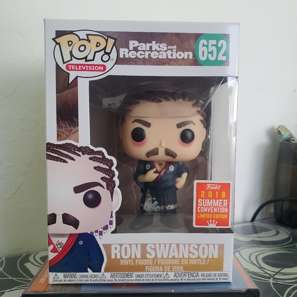 Ron Swanson Cornrows Parks and Recreation Funko Pop Television 652 - Picture 1 of 7